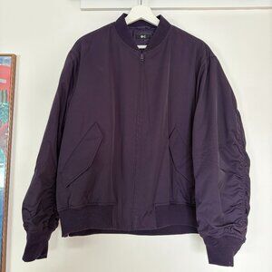 Uniqlo C Purple Bomber Jacket size Large